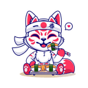 Decorative Kitsune
